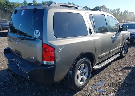 2007 Nissan Armada Se z USA, uszkodzony, nr VIN 5N1AA08C17N718942